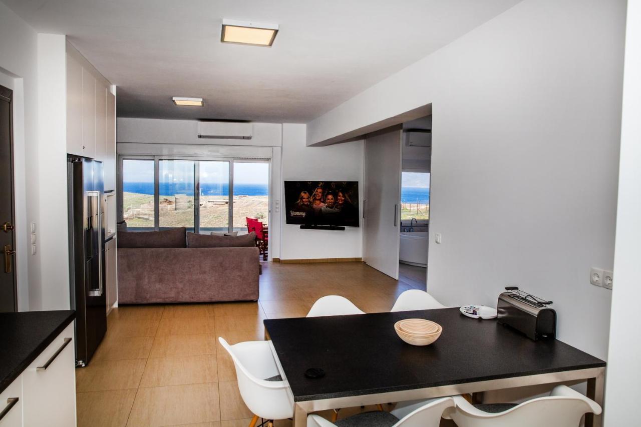 Komfort City Apartment "Elias" Mit Meerblick In Lavrio Exteriér fotografie