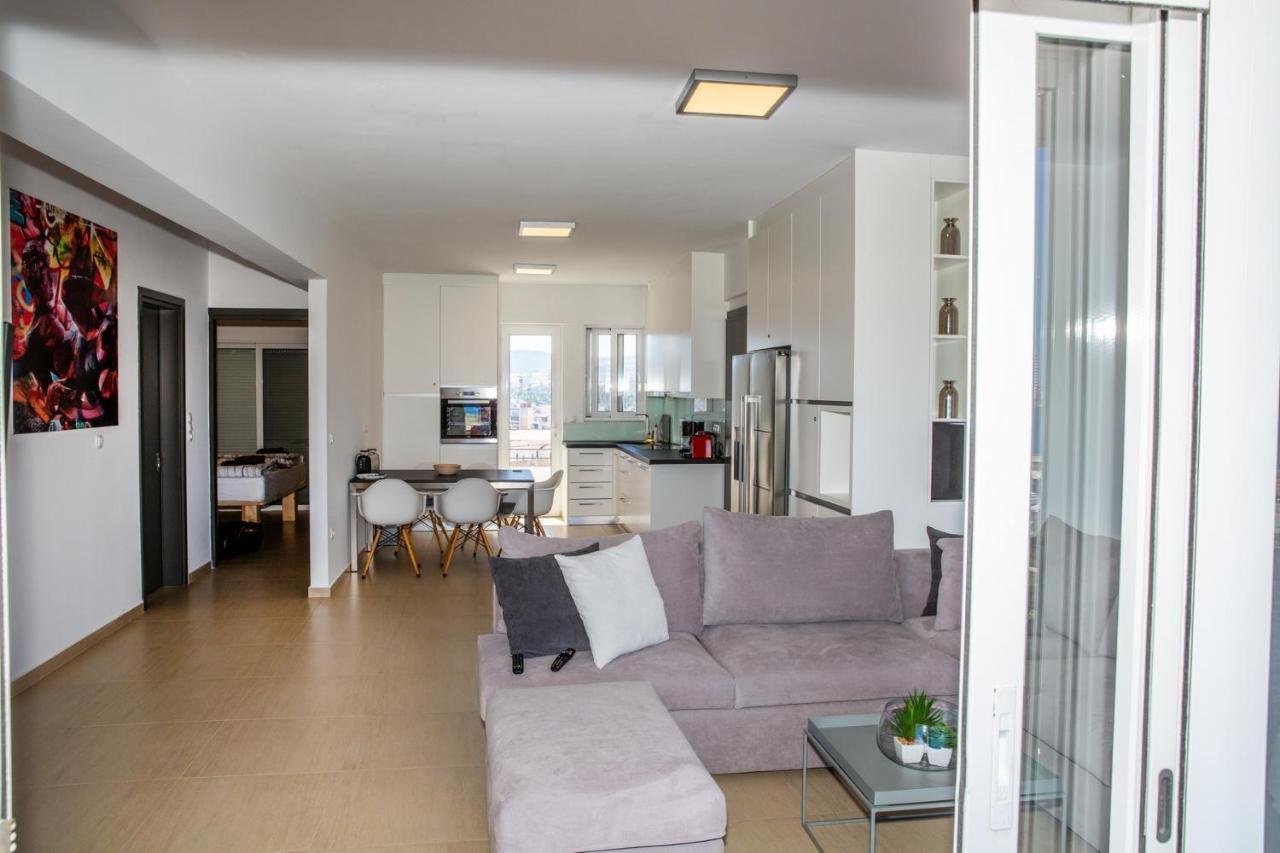 Komfort City Apartment "Elias" Mit Meerblick In Lavrio Exteriér fotografie
