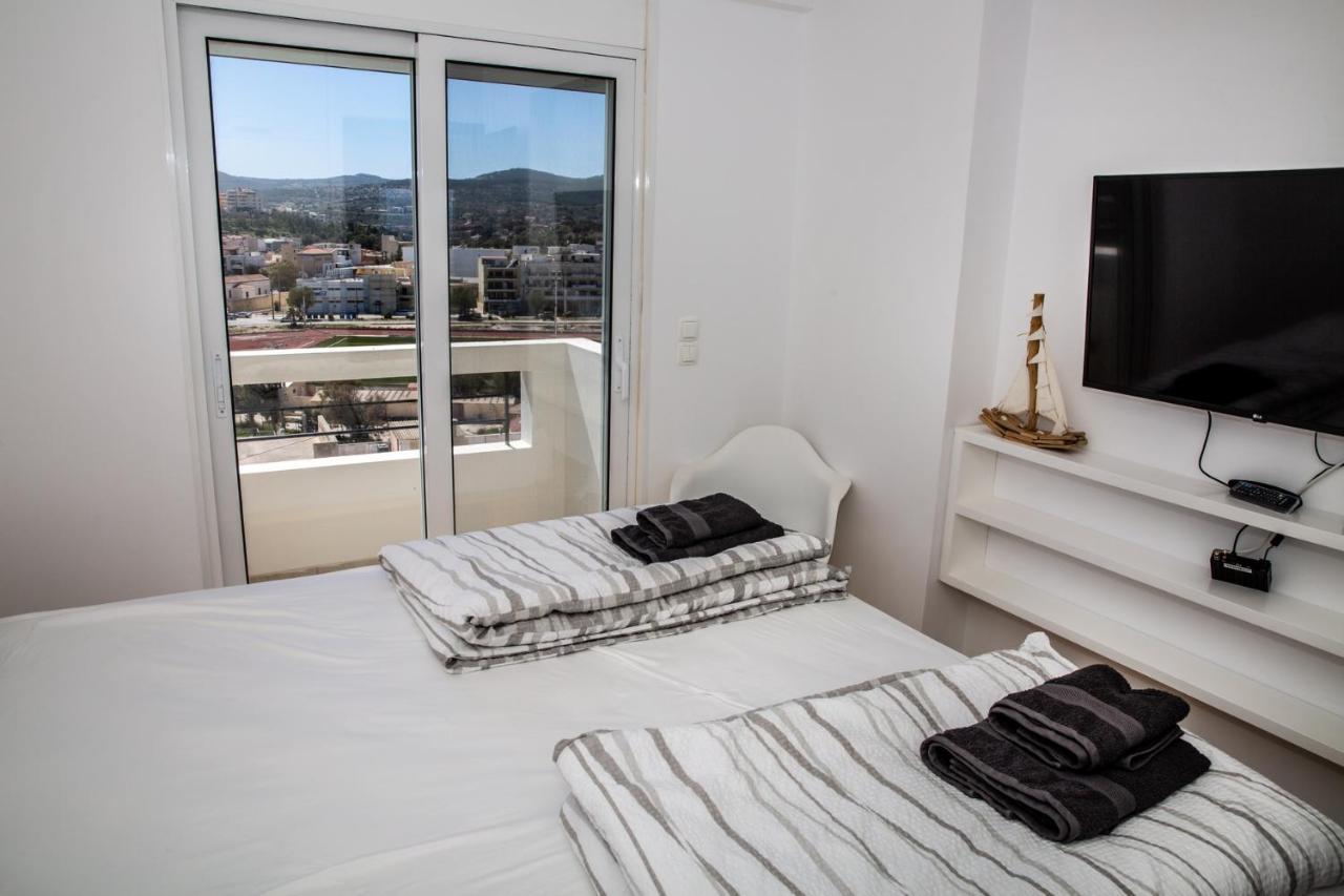 Komfort City Apartment "Elias" Mit Meerblick In Lavrio Exteriér fotografie