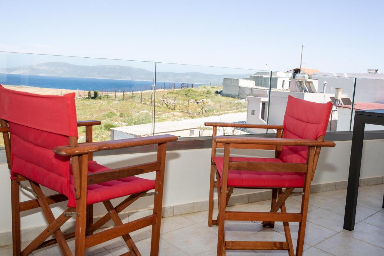 Komfort City Apartment "Elias" Mit Meerblick In Lavrio Exteriér fotografie
